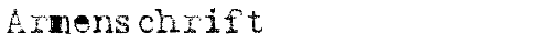Armenschrift Regular font TrueType