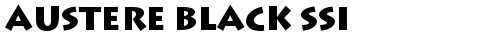 Austere Black SSi Bold font TrueType