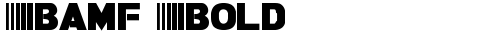 Bamf Bold Bold Truetype-Schriftart kostenlos