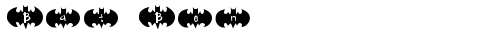 Bat Ben Regular free truetype font
