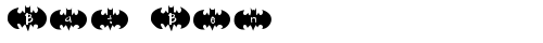 Bat Ben Regular font TrueType