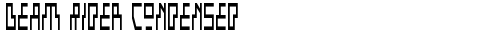 Beam Rider Condensed Condensed truetype шрифт