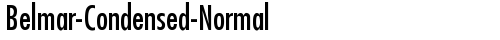 Belmar-Condensed-Normal Regular free truetype font