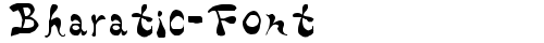 Bharatic-Font Regular truetype шрифт
