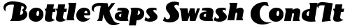 BottleKaps Swash CondIt Regular font TrueType