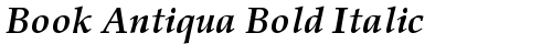 Book Antiqua Bold Italic Regular free truetype font