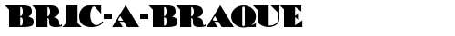 Bric-a-Braque Regular truetype font