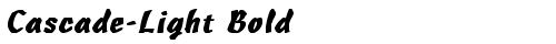 Cascade-Light Bold Bold truetype шрифт бесплатно