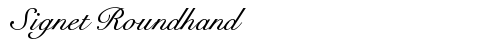 Signet Roundhand Italic truetype шрифт