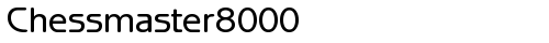 Chessmaster8000 Bold font TrueType