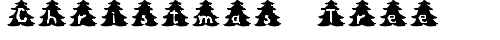 Christmas Tree Regular truetype шрифт бесплатно