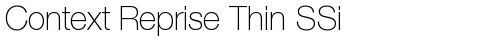 Context Reprise Thin SSi Thin free truetype font