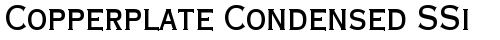 Copperplate Condensed SSi Bold truetype шрифт бесплатно