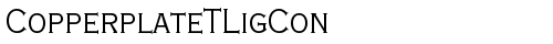 CopperplateTLigCon Regular font TrueType