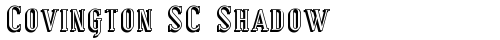 Covington SC Shadow Regular truetype шрифт бесплатно