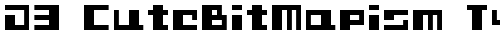 D3 CuteBitMapism TypeB Regular TrueType-Schriftart
