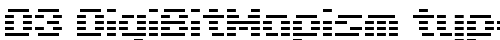 D3 DigiBitMapism type A Regular TrueType-Schriftart