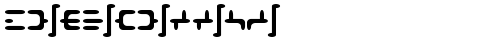 DEOXY Regular truetype шрифт