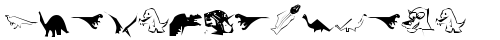 DinosFragments Regular truetype шрифт