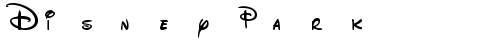 DisneyPark Regular truetype font