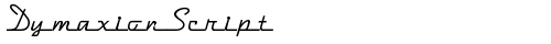 DymaxionScript Regular TrueType-Schriftart