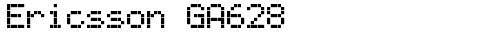 Ericsson GA628 Regular font TrueType