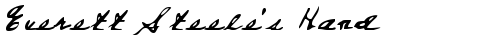 Everett Steele's Hand Regular truetype шрифт бесплатно