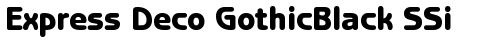 Express Deco GothicBlack SSi Bold free truetype font