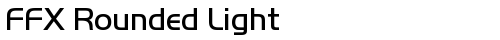 FFX Rounded Light Regular free truetype font