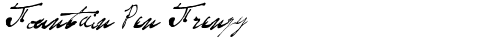 Fountain Pen Frenzy Regular truetype fuente gratuito