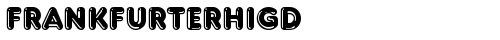FrankfurterHigD Regular truetype шрифт