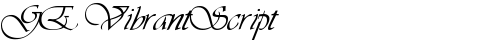 GE VibrantScript Regular font TrueType