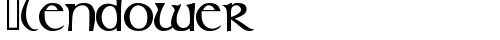 Glendower Regular font TrueType