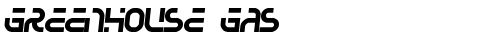 Greenhouse gas Regular truetype font