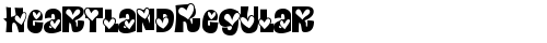 HeartlandRegular Regular free truetype font