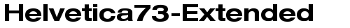 Helvetica73-Extended Bold truetype font