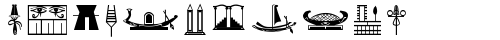 HieroglyphG Regular free truetype font