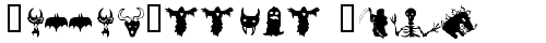 HollowWeenie Bats Regular free truetype font