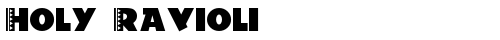 Holy-Ravioli Regular truetype шрифт