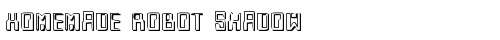 Homemade Robot Shadow Shadow font TrueType gratuito