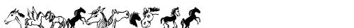 horsedings Normal TrueType-Schriftart