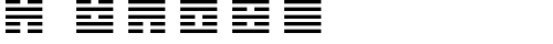 I Ching Regular TrueType-Schriftart