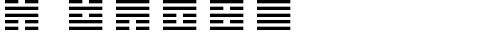 I Ching Regular TrueType police