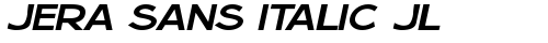 Jera Sans Italic JL Regular truetype шрифт бесплатно