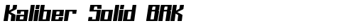 Kaliber Solid BRK Regular truetype шрифт