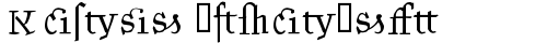 Kantor Ligatures Regular font TrueType