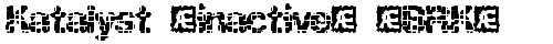 Katalyst [inactive] (BRK) Regular truetype font