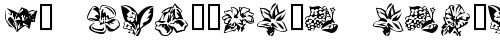 KR Beautiful Flowers 3 Regular truetype шрифт бесплатно