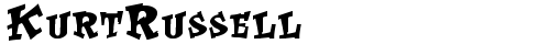 KurtRussell Regular truetype font