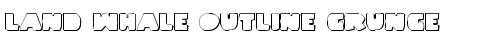 Land Whale Outline Grunge Outline Grunge truetype шрифт бесплатно